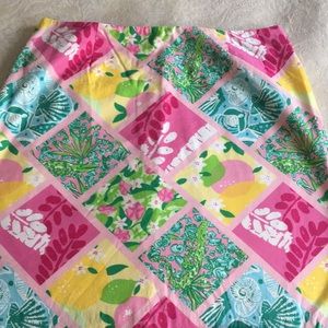 Summer Tile Patch Lilly Pulitzer sz 6 skirt